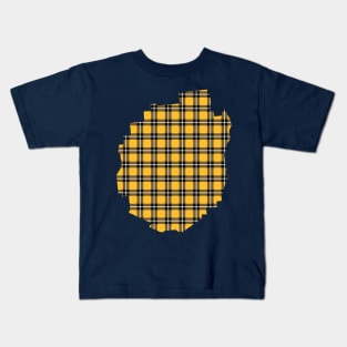 Yellow Plaid Adirondack Park Kids T-Shirt